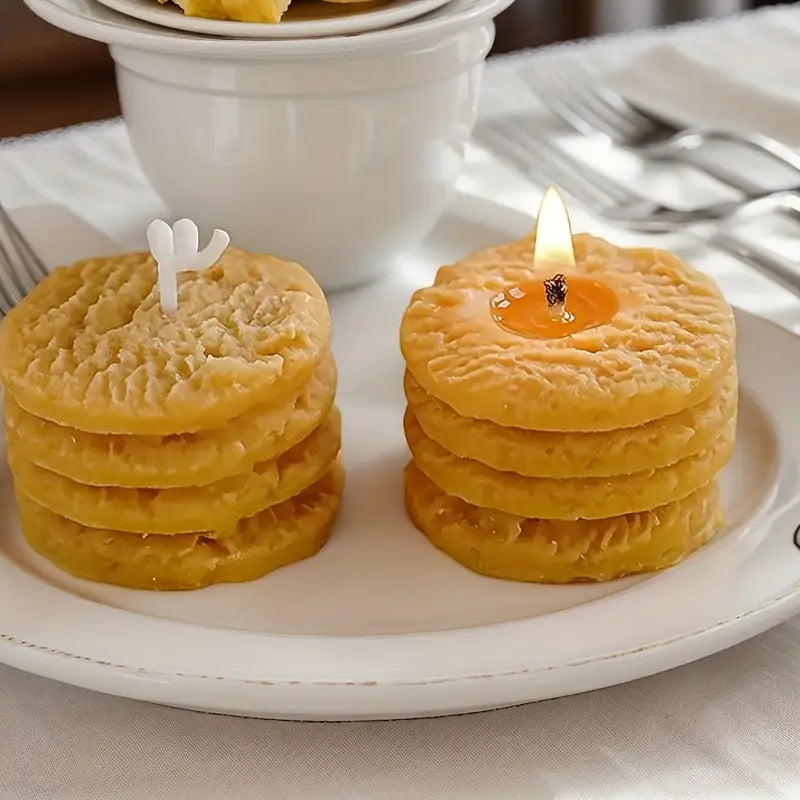 4pcs Aromatherapy Cookie Candle Gift Set