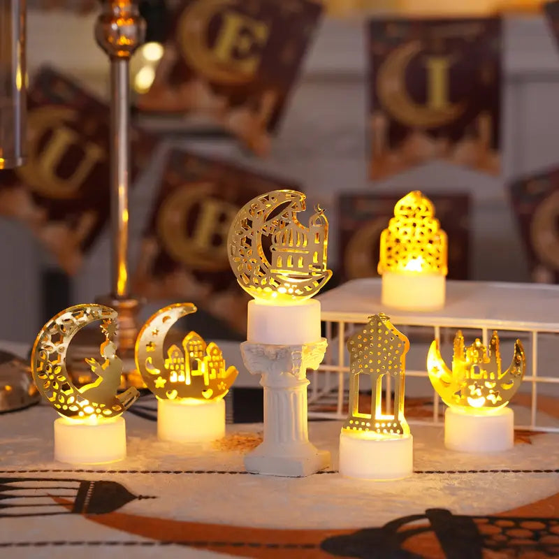 6pcs LED Ramadan & EID Table Lights