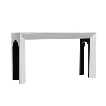 Elite Console Table White Black