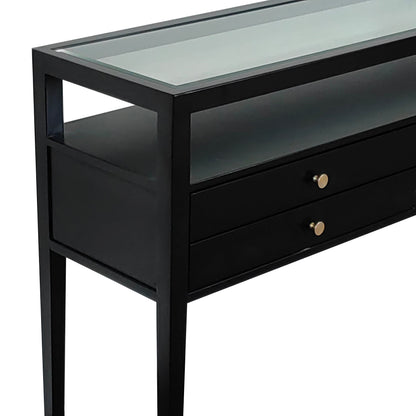 Cleo Console Table Black