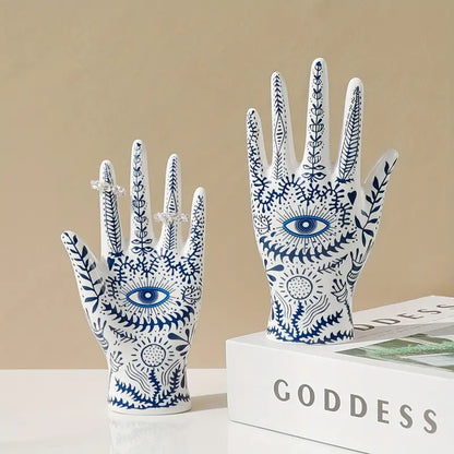 Ceramic Ring Holder Hand Jewelry Display