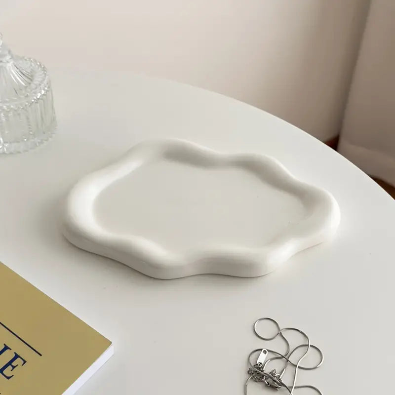 Cloud Ceramic Decorative Storage Tray