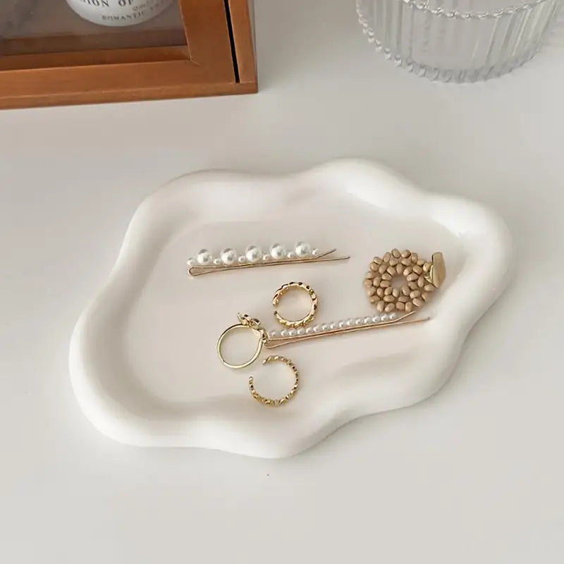 Cloud Ceramic Decorative Storage Tray