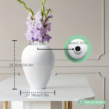 Modern White Ceramic Vase