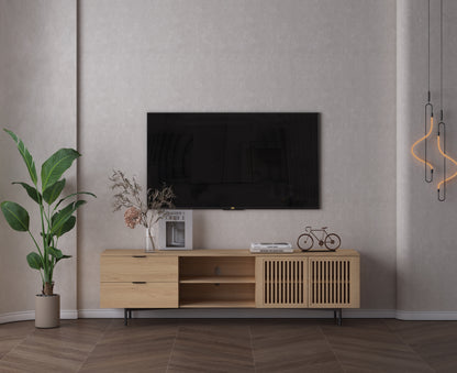 Parker Tv Unit Oak 200cm