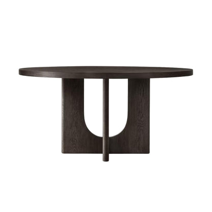 Peru Round Dining Table Black