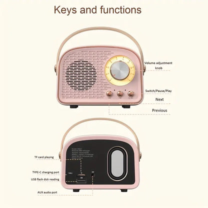 Retro Wireless Vintage Speaker