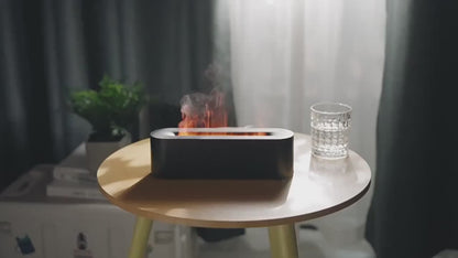 Flame LED Humidifier With Colorful Light